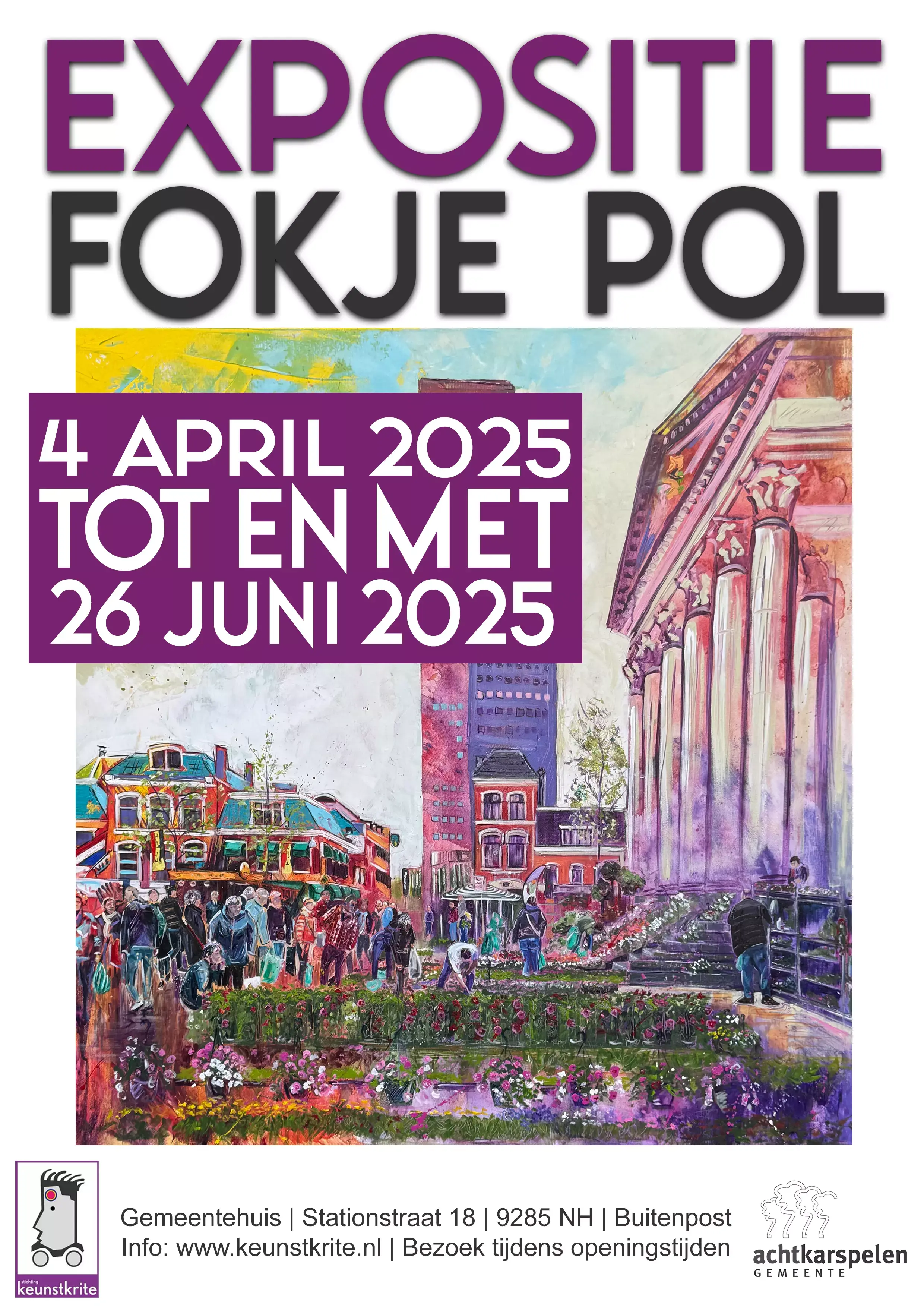 Poster expositie Fokje Pol